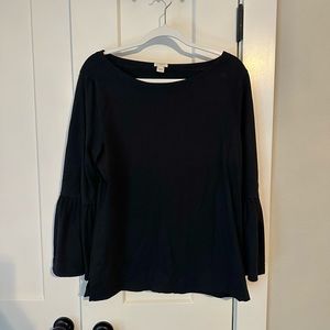J. Crew Bell Sleeve Top
